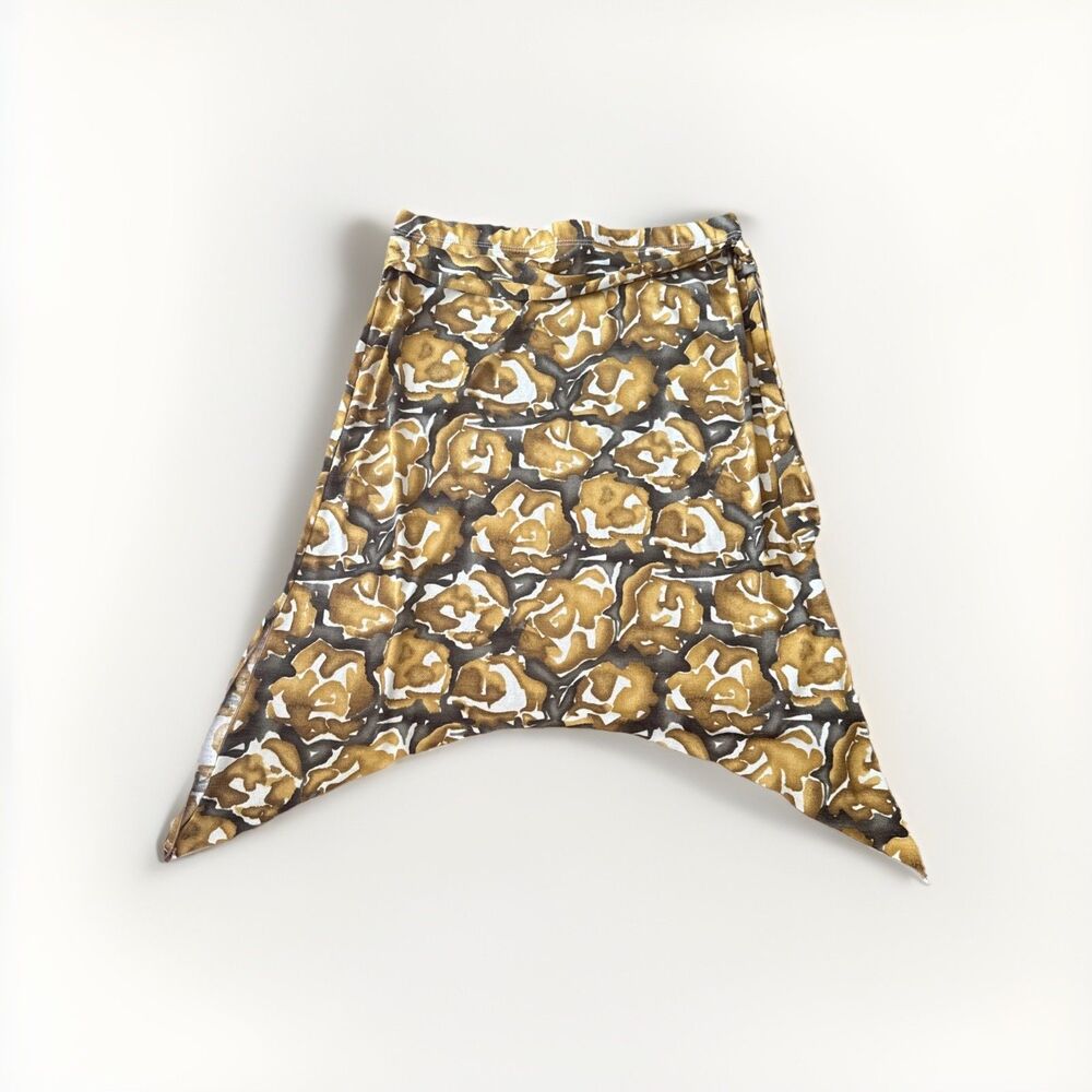 Club Soda Jr Womens Skirt Medium‎ Assymetrical Y2K Elastic Waist 90s